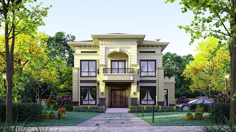 温江中式合院住宅，开放庭院与邻里乡亲更亲近